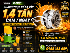 Máy Ép Cam Bằng Điện Công Nghiệp Công Suất Lớn (Vắt Bưởi Cam Chanh) - VINAMAX CJ -188 64 động cơ máy vắt cam công ngiệp vinamax