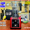 Máy xay sinh tố công nghiệp VINAMAX S500 3200W, thể tích toàn phần cối 5 lít, khả năng xay tối đa lên đến 4 lít.
