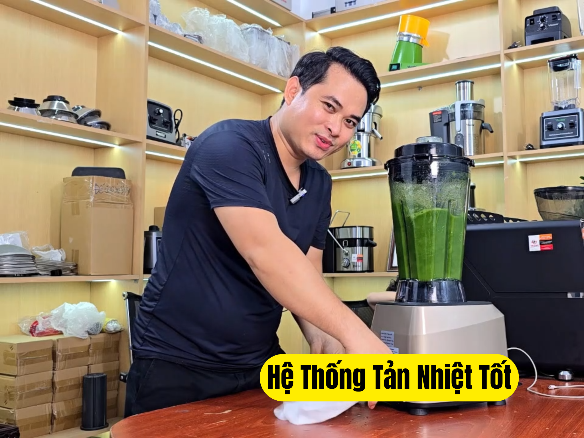 Máy Xay Sinh Tố Công Nghiệp VINAMAX S500 – Công Suất Khủng 3200W, Xay Số Lượng Lớn , Xay Liên Tục Không Lo Cháy Máy 39 máy xay sinh tố vinamax s500