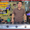 Bếp gas 4 họng công nghiệp giá rẻ, phù hợp cho nhà hàng, quán ăn