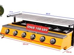 bếp nướng gas 6 họng,bếp nướng ga 6 họng