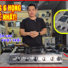 Bếp gas 6 họng giá rẻ bằng inox dùng trong bếp công nghiệp