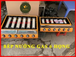 bếp nướng gas 6 họng,bep nuong gas 6 hong