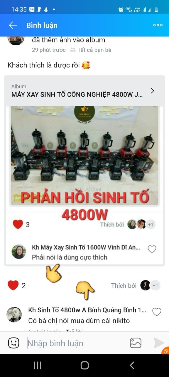 phan hoi may sinh to 4800w