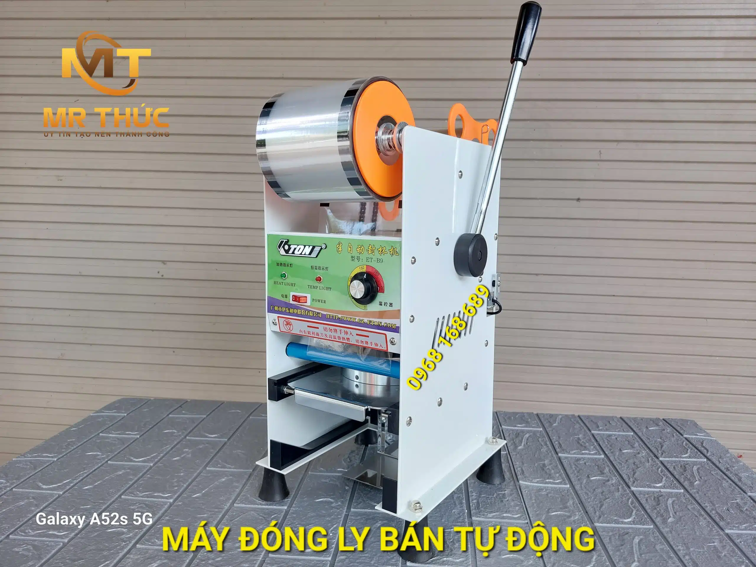 Máy Đóng Nắp Ly Bán Tự Động Đóng Ly 360Ml 500Ml 700Ml