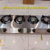 Bếp Gas 4 Họng Cao Cấp HÀNG VIỆT NAM INOX NGUYÊN CON 6 bếp gas 4 họng,bếp gas 4 lò