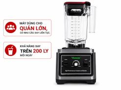 Máy xay sinh tố công nghiệp VINAMAX S350 công suất 2800W cối 2 lít chính hãng