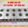 Bếp Gas 10 Họng Giá Rẻ - Bếp Gas 10 Lò Inox CAO CẤP 2 Bếp gas 10 họng inox sen đồng giá rẻ, lửa thường tiết kiệm gas