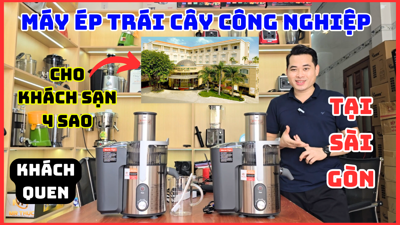 may ep trai cay cong nghiep cho khach san 4 sao tai sai gon
