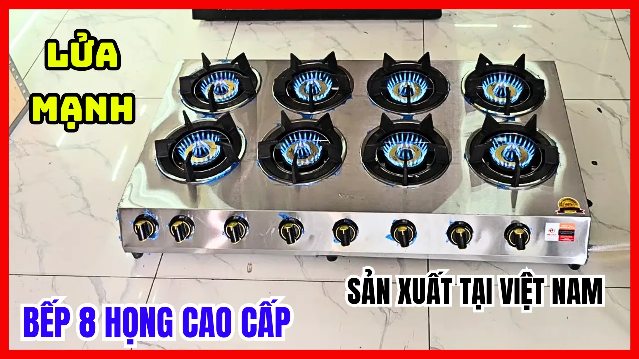 Bếp Gas 8 Họng