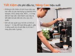 Máy Pha Cà Phê Tự Động UNIBAR - Giải pháp hoàn hảo cho quán cà phê nhỏ 25 Máy Unibar tiết kiệm chi phí, hiệu suất cao cho quán cà phê
